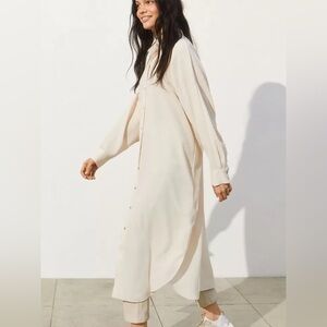 NWT H&M Calf-length button front shirt dress